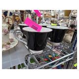Black Noritake China Cups