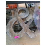 Wooden Ampersand Decor Piece