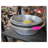 Aluminum Bowls with Canning Supplies