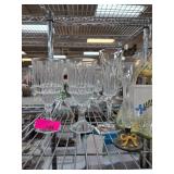 Crystal and Glass Stemware Set