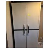 Double-Door Storage Cabinet with Handles