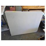 White Folding Table with Handle