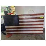 Wooden American Flag Wall Art