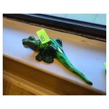 Hand-Painted Ceramic Lizard Figurine