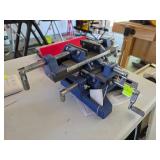 Blue Tilting Cross-Slide Vise with US Patent Marki