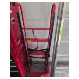 Red Convertible Appliance Hand Truck with Straps