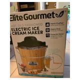 Elite Gourmet Electric Ice Cream Maker, 4QT