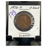 1976-S Lincoln Cent in Collectible Holder