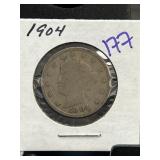 1904 Liberty Head V Nickel Coin