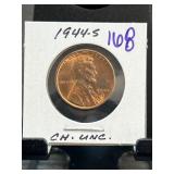 1944-S Lincoln Wheat Cent CH UNC