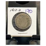 1912-D Liberty Head Nickel Coin