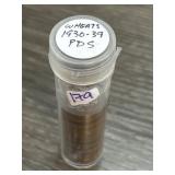 Tube of 1930-1939 Wheat Pennies PDS