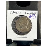 1945-S Jefferson Nickel Labeled as Silver