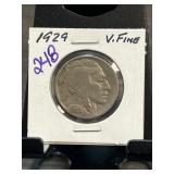 1929 Buffalo Nickel in Very Fine Condition
