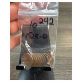 10 1929-D Lincoln Wheat Pennies