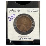 1915-D Lincoln Wheat Penny in Very Fine Condition