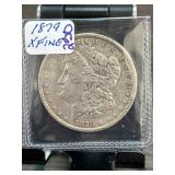 1879 Morgan Silver Dollar in XF Condition