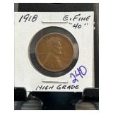 1918 Lincoln Wheat Cent in High Grade