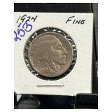 1924 Buffalo Nickel in Fine Condition