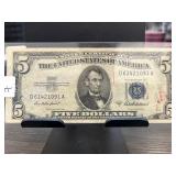 1953-A $5 United States Note, Silver Cert