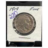 1919 Buffalo Nickel in Fine Condition