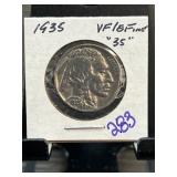 1935 Buffalo Nickel in VF/EF Condition