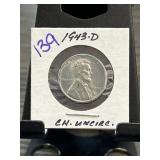 1943-D Lincoln Steel Wheat Penny