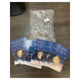 Six U.S. Mint Presidential $1 Proof Coins