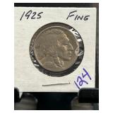 1925 Buffalo Nickel in Holder
