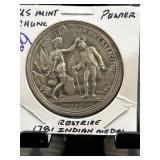 Pewter Restrike of 1781 Comitia Americana Medal