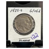 1925-S Buffalo Nickel in Holder