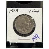 1928 Buffalo Nickel in Very Fine Condition
