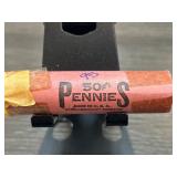 Roll of Pennies Paper Wrap Design