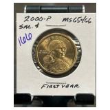 2000-P Sacagawea Dollar MS65/66