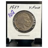 1927 Buffalo Nickel in Very Fine Condition