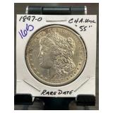1897-O Morgan Silver Dollar CH.AU Details
