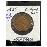 1929 Lincoln Wheat Cent in Fine Condition