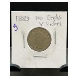 1883 No Cents Liberty Head Nickel