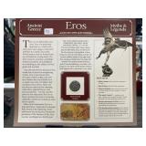 Ancient Greece Eros Silver Stater Display