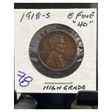 1918-S Lincoln Wheat Cent in High Grade