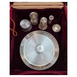 India .999 Fine Silver Prayer Set in Embroidered C