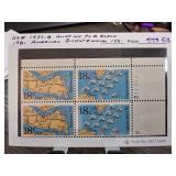 1981 American Bicentennial Plate Block Stamps