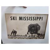 Ski Mississippi Print with Farm Equipment Theme