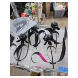 Black Metal Decorative Hooks