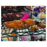 Handpainted Wooden Clogs Shoes