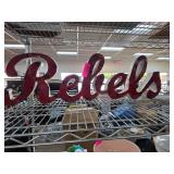 Rustic Metal Rebels Decorative Sign