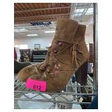 Sam Edelman Embroidered Suede Ankle Boots