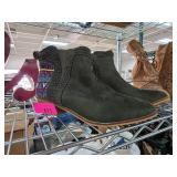 Womens Ankle Boots With Embroidered Accents