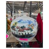 Chinese Porcelain Vase with Hand-Painted Landscape