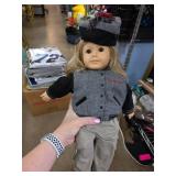 American Girl Doll with Outfit and Hat
